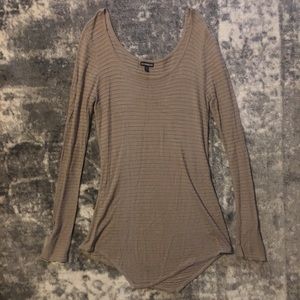 Express tan tunic